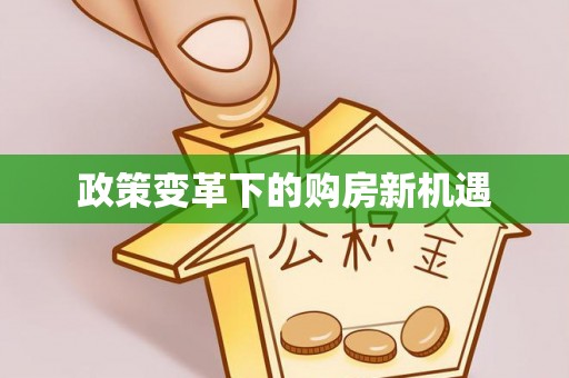 青山政策变革下的购房新机遇