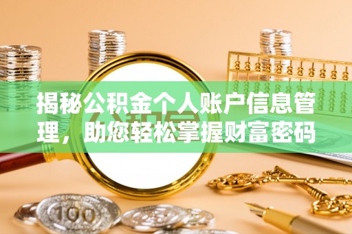 青山揭秘公积金个人账户信息管理，助您轻松掌握财富密码